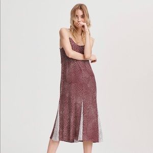 Rag & Bone Dirdre Midi Dress Polka Dot Size XS
